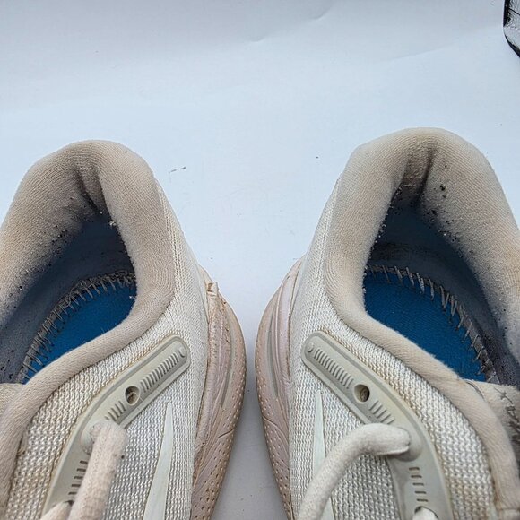 Brooks Ghost Max Womens Size 7.5 Wide White Athletic Shoes Running Walking Train - Picture 9 of 13